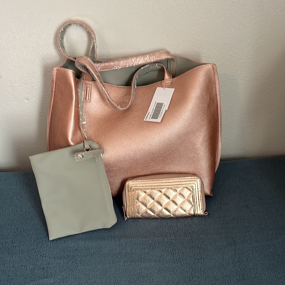 Rose Gold Tote